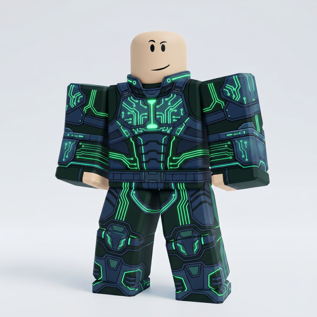 Circuit Runner Tech Roblox skin preview in homepage hero